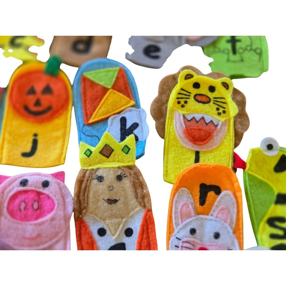 Handmade felt finger